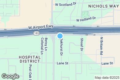 Map image of the property - 2101 Oakhurst Dr
