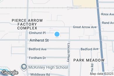 Map image of the property - 818 Amherst St