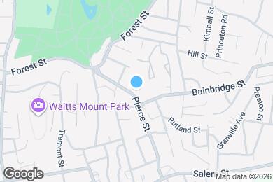 Map image of the property - 131 Pierce St