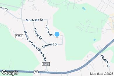 Map image of the property - 105 Jefferson Dr
