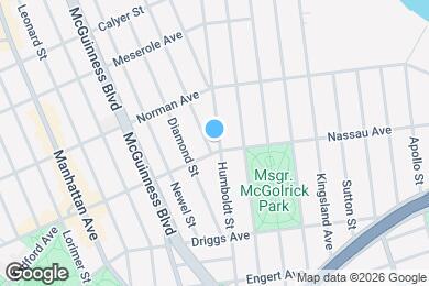 Map image of the property - 687 Humboldt St