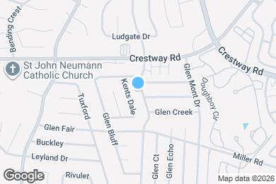 Map image of the property - 8807 Glen Shadow Dr