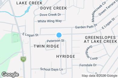 Map image of the property - 602 Peterson St