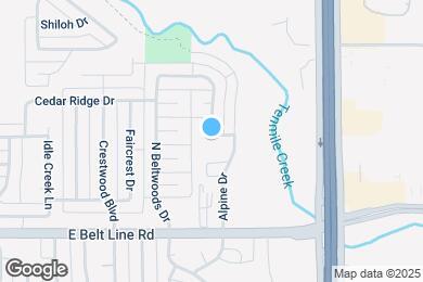 Map image of the property - 352 N Beltwoods Dr