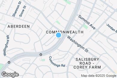 Map image of the property - 1625 Commonwealth Ave