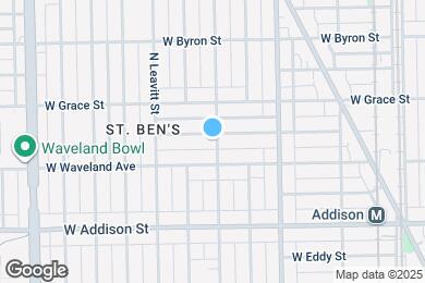 Map image of the property - 3720 N Hoyne Ave