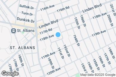 Map image of the property - 190-29 118th Rd