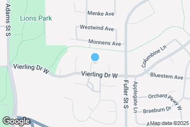 Map image of the property - 1281 Applewood Way