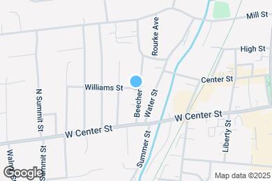 Map image of the property - 58 Beecher St