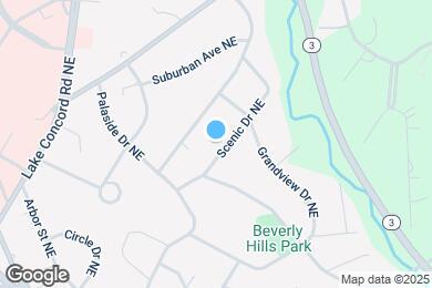 Map image of the property - 191 Scenic Dr NE