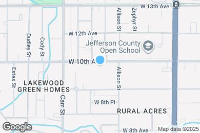 Map image of the property - 8130 W 10th Ave