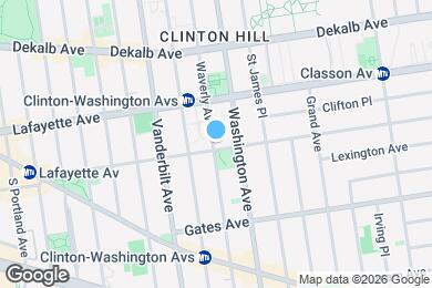 Map image of the property - Greene Avenue
