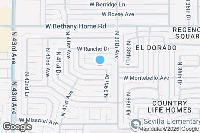 Map image of the property - 3940 W Solano Dr S