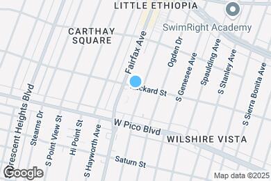 Map image of the property - 1303 S Orange Grove Ave