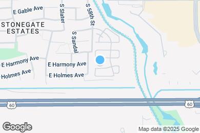 Map image of the property - 5816 E Harmony Ave