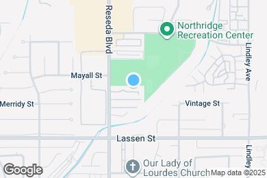 Map image of the property - 10022 Reseda Blvd
