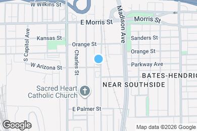 Map image of the property - 1364 S Talbott St