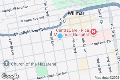 Map image of the property - 402 6th St SW