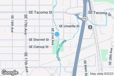 Map image of the property - 2123 SE Sherrett St