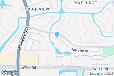 Map image of the property - 8855 NW 47th Dr