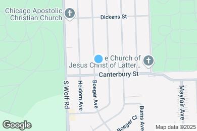 Map image of the property - 1541 Boeger Ave