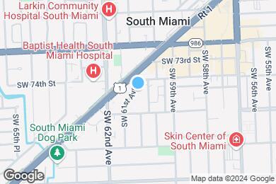 Map image of the property - Bower South Miami