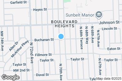 Map image of the property - 641 N 70th Ave
