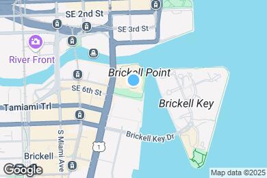 Map image of the property - 495 Brickell Ave