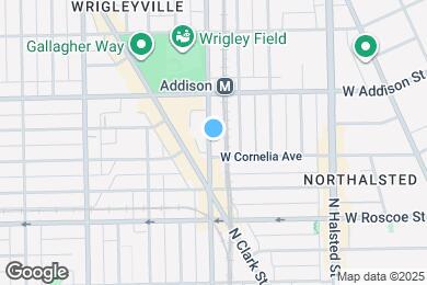 Map image of the property - 3513 N Sheffield Ave