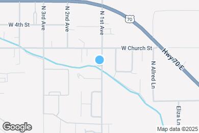 Map image of the property - 650 N 1st Ave