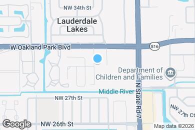 Map image of the property - 3000 NW 43 Terrace