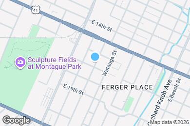 Map image of the property - 1619 S Highland Park Ave