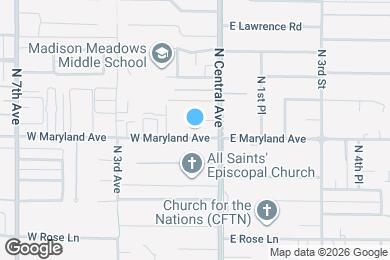 Map image of the property - 6502 N Central Ave