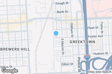 Map image of the property - 644 S Lehigh St