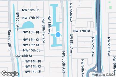 Map image of the property - 1663 NW 56th Ter