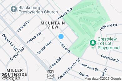 Map image of the property - 1109 Palmer Dr