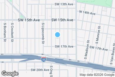 Map image of the property - 1614 S Hayden St