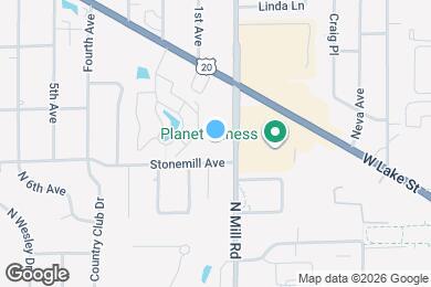 Map image of the property - 530 N Mill Rd