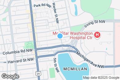 Map image of the property - 3022 Warder St NW