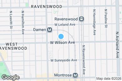 Map image of the property - 1924 W Wilson Ave