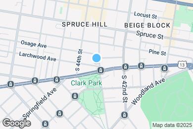 Map image of the property - 450 S 43rd St