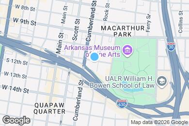 Map image of the property - 1100 Rock St