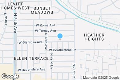 Map image of the property - 7208 W Glenrosa Ave