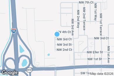 Map image of the property - 340 NW 4th Ave