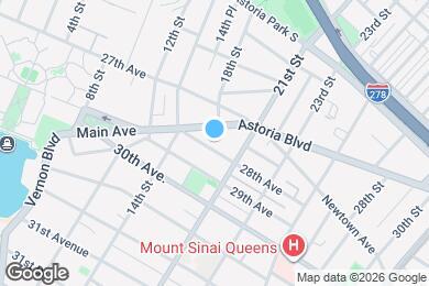 Map image of the property - Gorgeous stabilized 1 bedroom with private balancony and in unit washer/dryer
