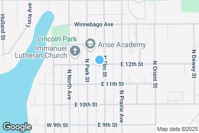 Map image of the property - 1129 N Elm St