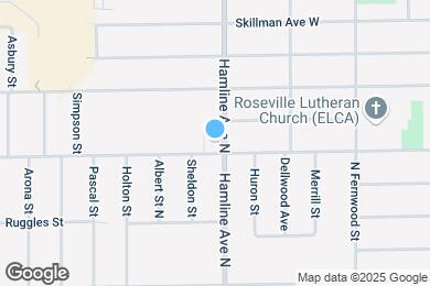 Map image of the property - 1935 Hamline Ave N
