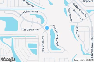 Map image of the property - 8603 Fort Jefferson Blvd