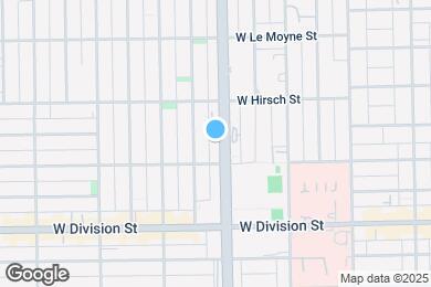 Map image of the property - 1318 N Western Ave