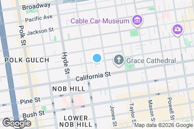 Map image of the property - 1345 Sacramento St